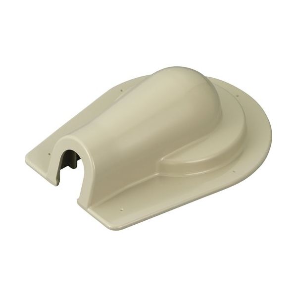 オンダ製作所 スポットカバー 壁貫通エルボ(大) アイボリー RSCWL-1310U 1個 677-4976（直送品）