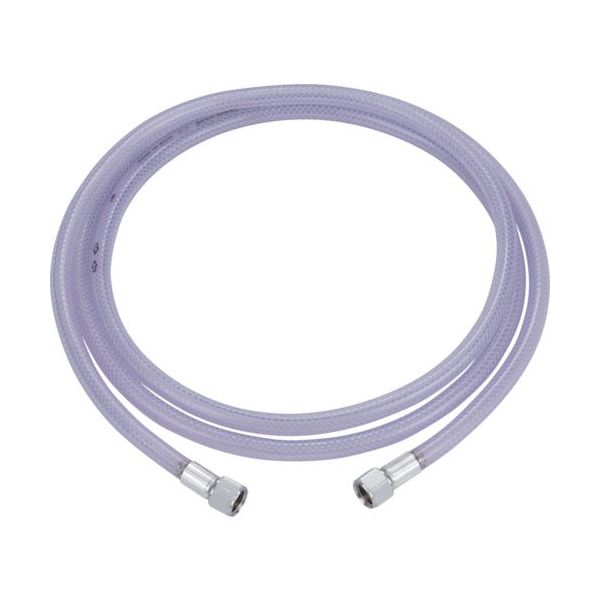 扶桑精機 扶桑 空気機器・パーツ 1/8 エアホース2M 透明 1/4ジョイント付 14065 1本 268-8394（直送品）