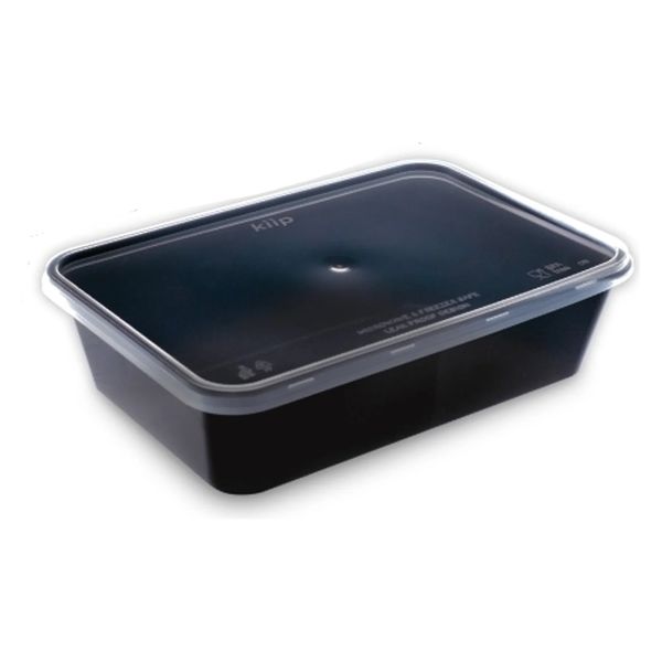 ミヤゲン Kiip SLappeR 保存容器 長方形 Blackタイプ 500ml
