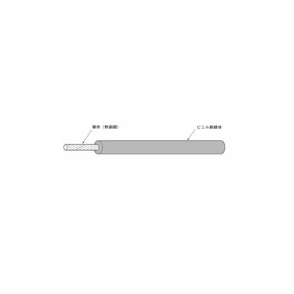 ケーブル　IV38SQ 緑　50m IV 38sq 緑 600Vビニル絶縁電線 10m以上 1mから切断し