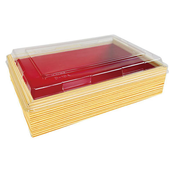 高津紙器 弁当容器 NB KC-165-中-木目 00000-0034 1ケース(50個)（直送品）