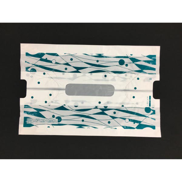 まつもと合成 レジ袋 バンバンバッグ No.5 波柄 00114996 1ケース(1000個(100個×10))（直送品）