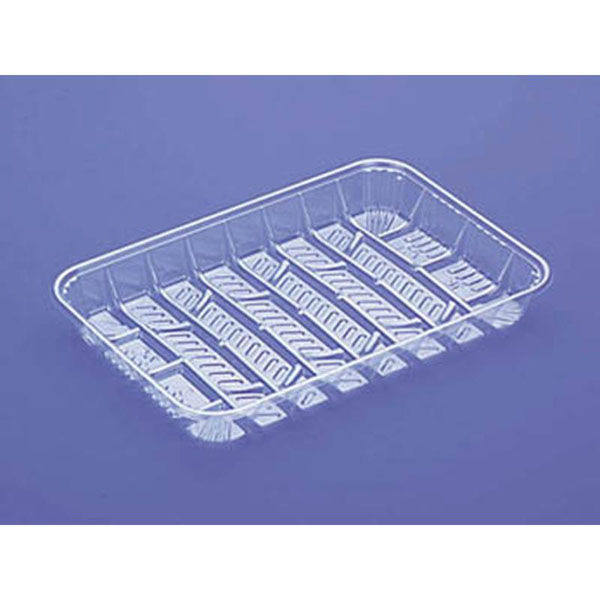 デンカポリマー 透明トレー TQ-450N 00322279 1ケース(1200個(100個×12))（直送品）