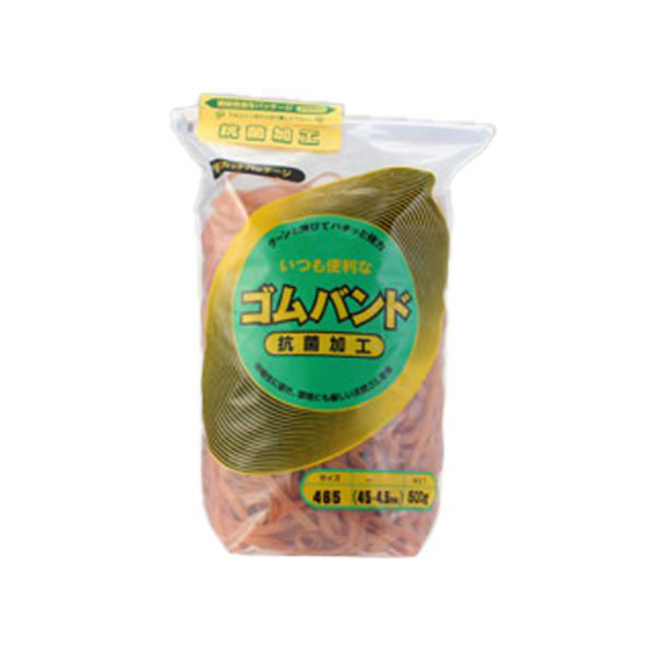 アイ・ジー・オー 輪ゴム ゴムバンド#465 500g 00334400 1ケース(40個)（直送品）