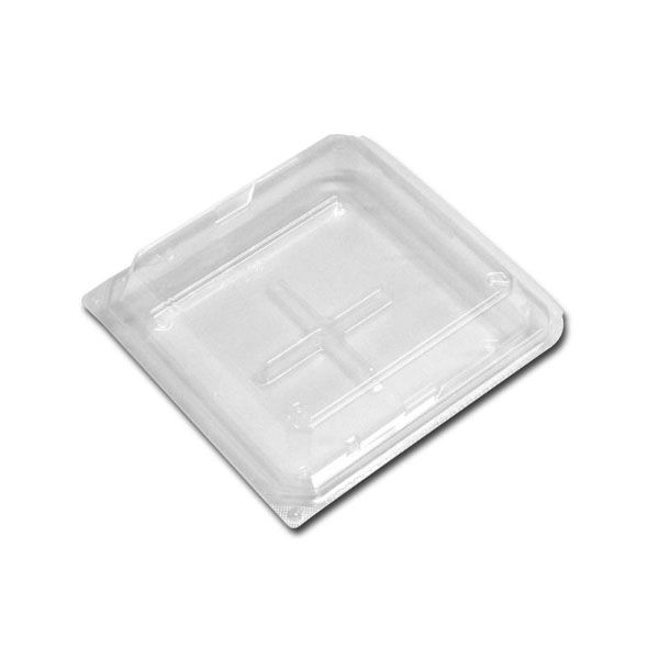 デンカポリマー 和菓子容器 和菓子4個透明 00419370 1ケース(800個(50個×16))（直送品）