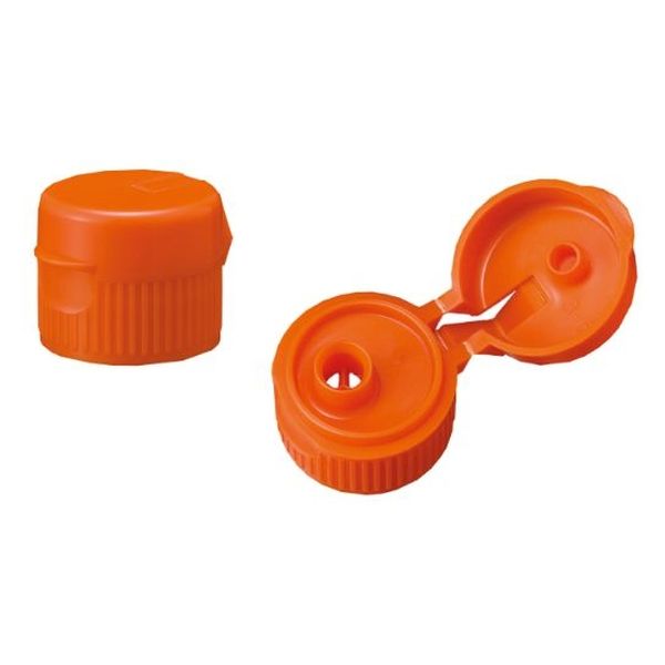 キョーラク スクイズヒンジキャップ φ8Y穴 オレンジ 00447160 1ケース(3000個(1500個×2))（直送品）