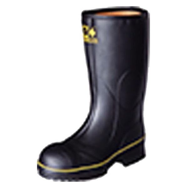 弘進ゴム 防滑長靴 ライトセーフティーワークス LSW-01 黒 25.0cm 00448808 1点（直送品）