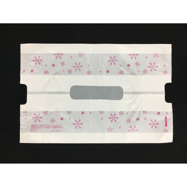 まつもと合成 レジ袋 バンバンバッグ No.6 花柄 00485942 1ケース(1000個(100個×10))（直送品）