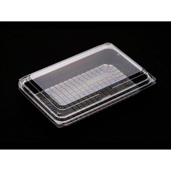 デンカポリマー フードパック OP-600L(大)透明穴無 00498568 1ケース(600個(50個×12))（直送品）