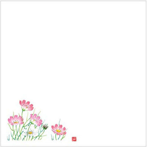 カミイソ産商 敷紙 耐油天紙 4寸 No.0029 コスモス 00534692 1袋(100個)（直送品）