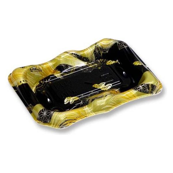 デンカポリマー 和菓子容器 富士1-2(2)うねり風PGHF 00592389 1ケース(1200個(50個×24))（直送品）