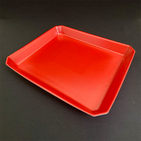 JSPパッケージング 発泡トレー グルメdeディッシュ30-26N 赤 253739 00606726 1ケース(300個(25個×12))（直送品）