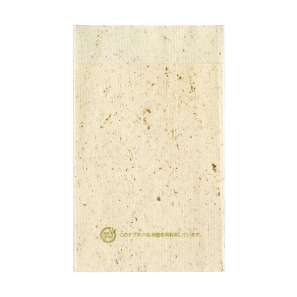 6ツ折ナフキン 茶殻 6ツ折ナプキン CP6ASIN【weeco】 00649431 1ケース(10000個(100個×100))（直送品）