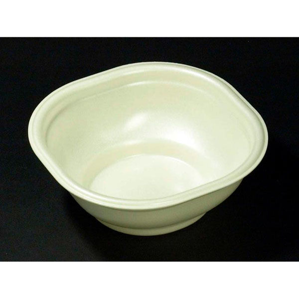 デンカポリマー どんぶり容器 グルメ丼20本体K無地 00656458 1ケース(800個(50個×16))（直送品）