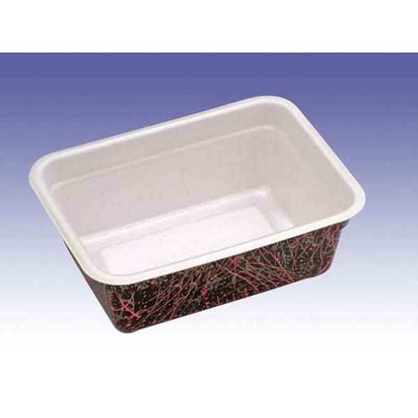 デンカポリマー どんぶり容器 E-110長角丼身 BR 00658347 1ケース(600個(50個×12))（直送品）