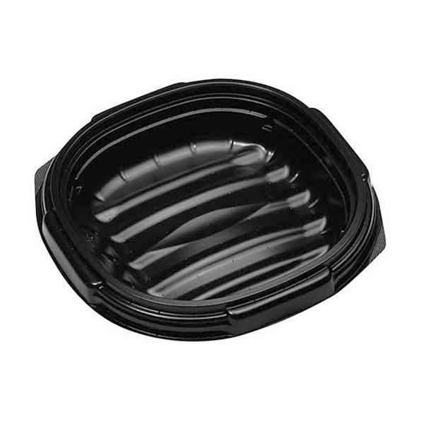 デンカポリマー グルメ丼20中皿1K黒 00660689 1ケース(800個(50個×16))（直送品）