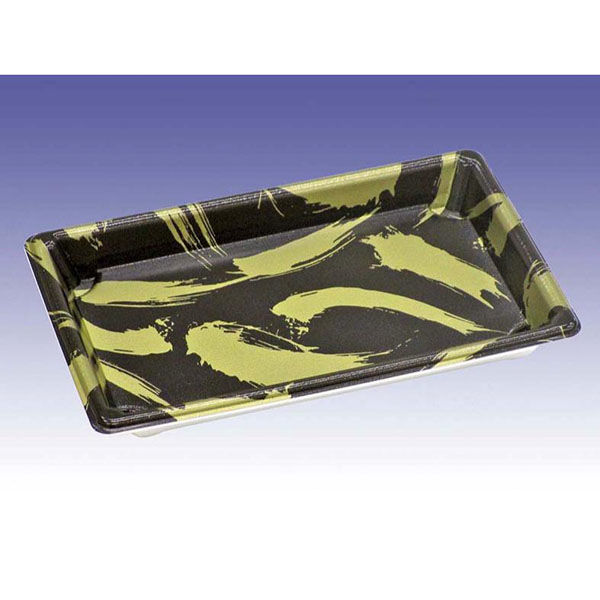 デンカポリマー 寿司容器 寿司盛R15本体流れ筆 00664232 1ケース(1000個(50個×20))（直送品）