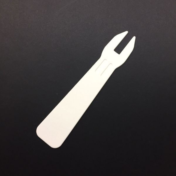 大王紙パルプ販売 使い捨てフォーク エリプラペーパー カトラリー フォーク 大 00682600 1ケース(1000個(100個×10))（直送品）