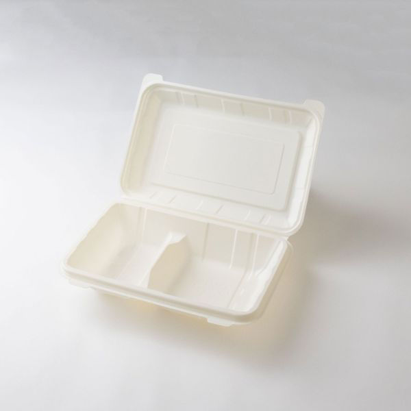 弁当容器 エコデリM ホワイト 00694765 1袋(50個)（直送品）