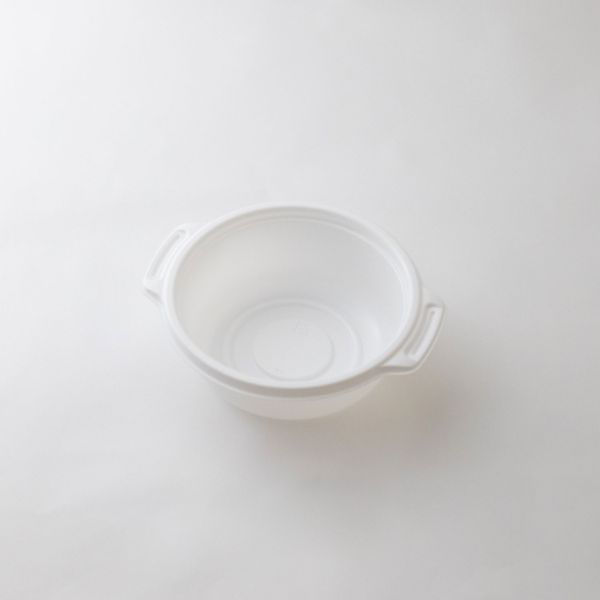 弁当容器 copotte丸鍋 小 ホワイト 00700440 1ケース(800個(50個×16))（直送品）