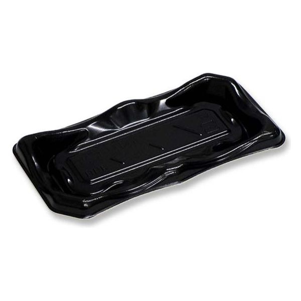 デンカポリマー 和菓子容器 富士1-4(4)黒HF 00701233 1ケース(1200個(50個×24))（直送品）