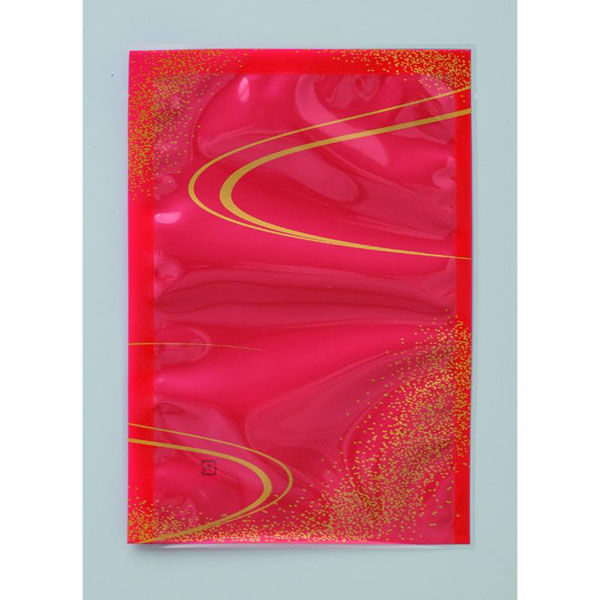 ベリーパック 真空袋 ナイロン印刷規格三方袋MYR2和柄赤 00759041 1ケース(3000個(100個×30))（直送品）