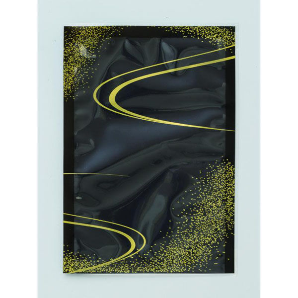 ベリーパック 真空袋 ナイロン印刷規格三方袋MYB2和柄黒 00759042 1ケース(3000個(100個×30))（直送品）