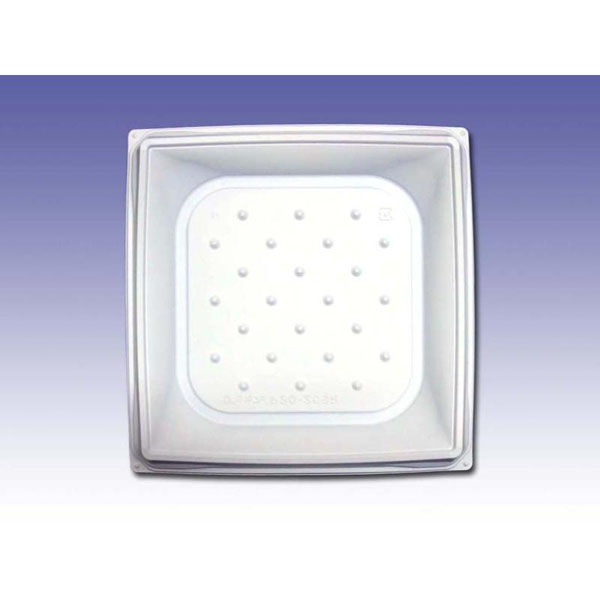 デンカポリマー 軽食容器 D’sカフェP20-20SR ホワイト 00760391 1ケース(600個(50個×12))（直送品）