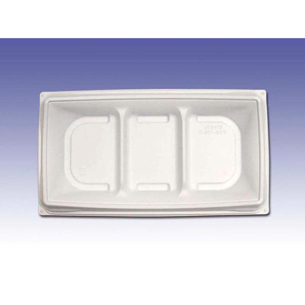 デンカポリマー 軽食容器 D’sカフェP24-13S-3 ホワイト 00760393 1ケース(600個(50個×12))（直送品）