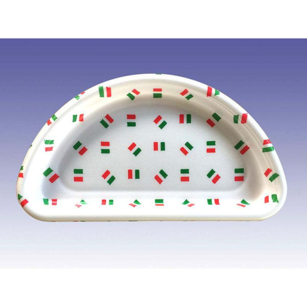 デンカポリマー ピザ容器 ST-300ハーフ本体 イタリアン 00760408 1ケース(450個(25個×18))（直送品）