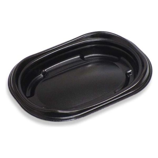 デンカポリマー 軽食容器 D’sプラスinDR23-16 黒 00760421 1ケース(600個(50個×12))（直送品）