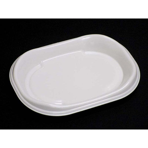 デンカポリマー 軽食容器 D’sプラスPR23-16 白 00760423 1ケース(600個(50個×12))（直送品）