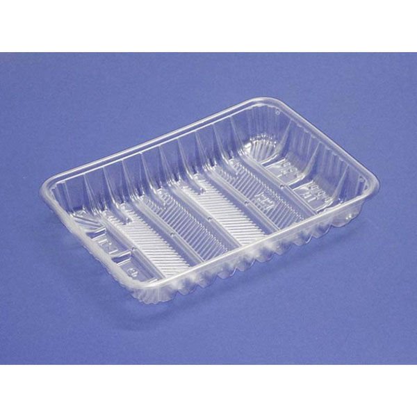 デンカポリマー 透明トレー TQ-400FSN 00760499 1ケース(1600個(100個×16))（直送品）