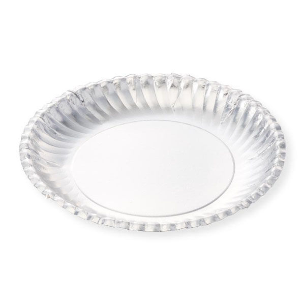 三和紙工 パルプモールド 菊型シルバープレート8号 00764487 1ケース(800個(50個×16))（直送品）