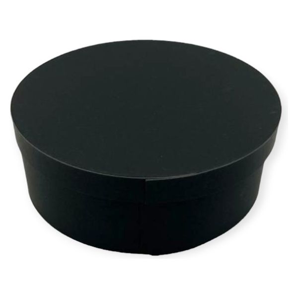 山田曲物 弁当容器 140φ×50H ブラック(ケーキ用) 00768179 1ケース(225個)（直送品）