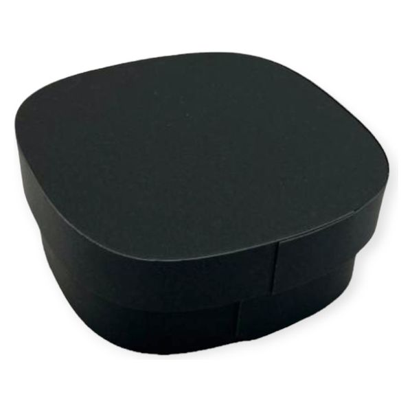 山田曲物 弁当容器 三味胴ミニ ブラック 00768191 1ケース(288個)（直送品）