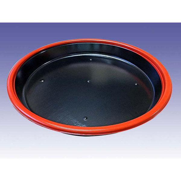 デンカポリマー 寿司桶 丸桶-5本体フチ朱K 00775832 1ケース(160個(10個×16))（直送品）