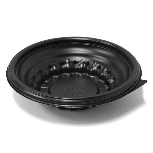 デンカポリマー どんぶり容器 夢丼40本体黒 00775833 1ケース(900個(50個×18))（直送品）