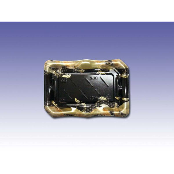 デンカポリマー 軽食容器 富士2-4(8)うねり風PGHF 00775890 1ケース(900個(50個×18))（直送品）