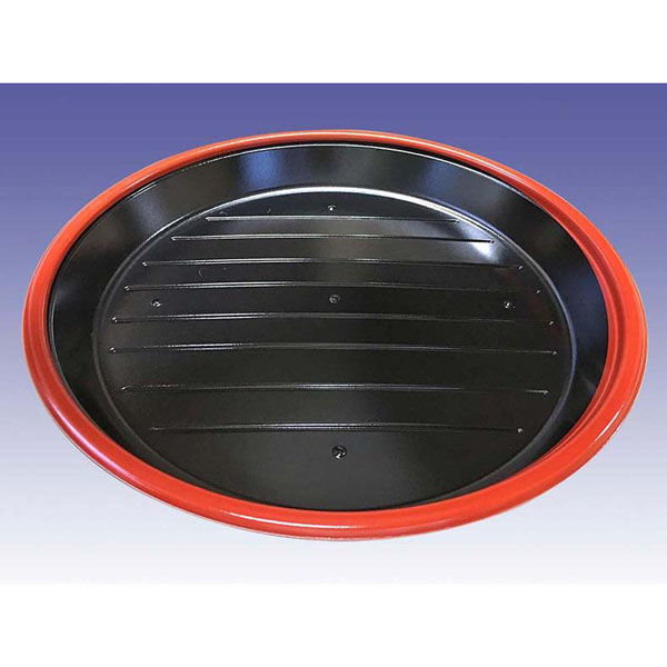 デンカポリマー 寿司桶 丸桶-6本体フチ朱 00775930 1ケース(100個(10個×10))（直送品）