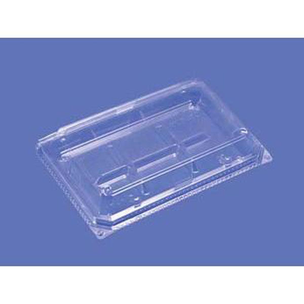 デンカポリマー 和菓子容器 和菓子6個透明浅 00775938 1ケース(900個(50個×18))（直送品）