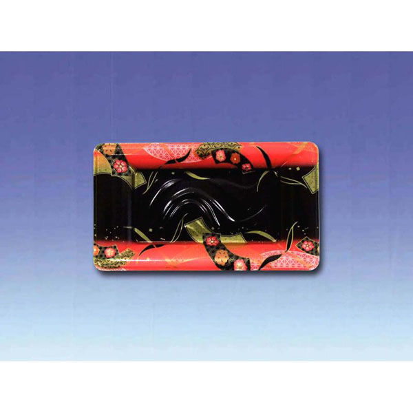 デンカポリマー 和菓子容器 石庭2本体波おおぎ 00775944 1ケース(1500個(50個×30))（直送品）