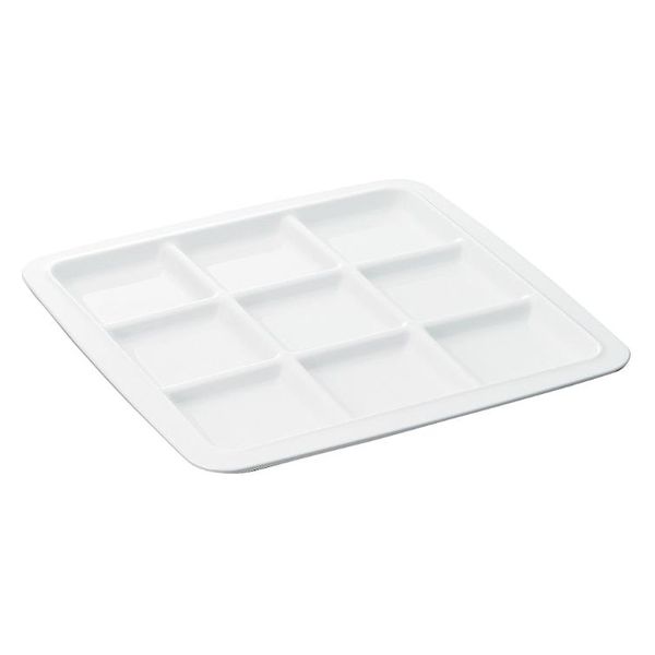 アヅミ産業 食器 SM-11339SW ビュプレ9(白色) 00776744 1点（直送品）