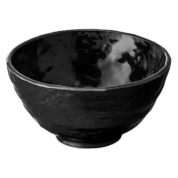アヅミ産業 食器 SM-11489SS 飯碗(漆黒色) 00776778 1点（直送品）