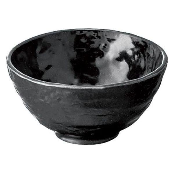 アヅミ産業 食器 SM-11499SS 飯碗(漆黒色) 00776779 1点（直送品）