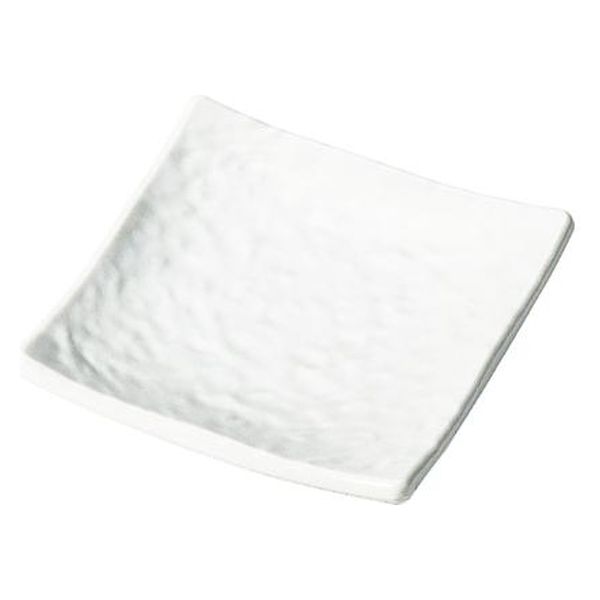 アヅミ産業 食器 SM-11494SW 12cm 正角皿(白色) 00776782 1点（直送品）