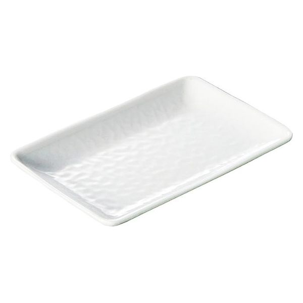 アヅミ産業 食器 SM-11453SW 角皿(白色) 00776783 1点（直送品）