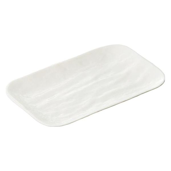 アヅミ産業 食器 SM-11482SW 角皿(白色) 00776784 1点（直送品）