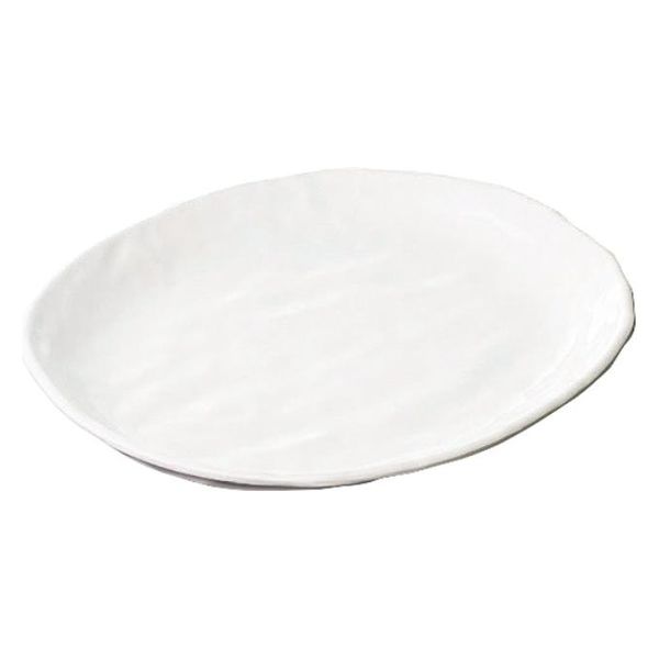 アヅミ産業 食器 SM-11481SW 16.5cm橢円皿(白色) 00776788 1点（直送品）
