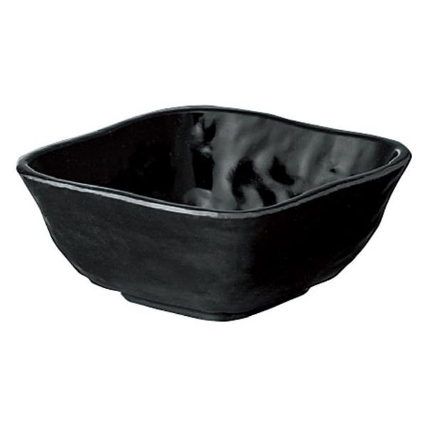 アヅミ産業 食器 SM-11487SS 角小鉢(漆黒色) 00776800 1点（直送品）